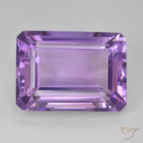 15.91ct 天然 中紫 紫水晶, 祖母绿式切割, VVS