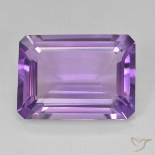 13.17ct 天然 紫色紫罗兰色 紫水晶, 祖母绿式切割, VVS