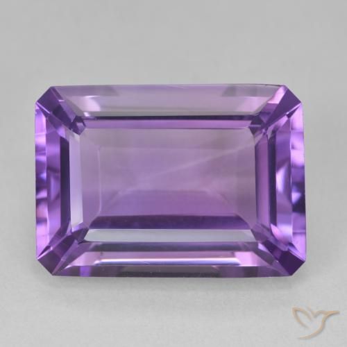 15.03ct 天然 深紫罗兰 紫水晶, 祖母绿式切割, VVS-VS