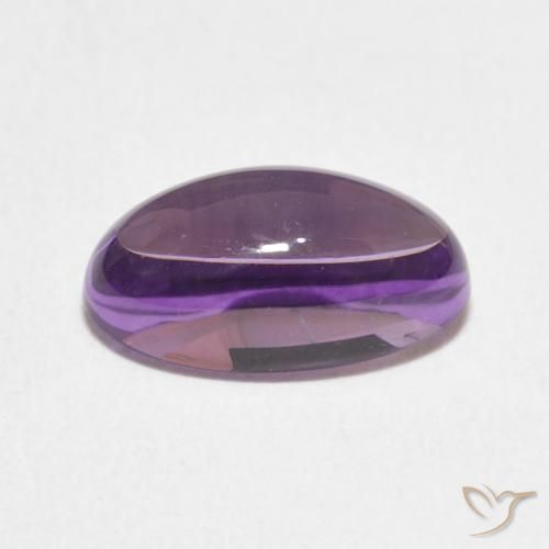 3.71克拉天然紫水晶，椭圆形，透明