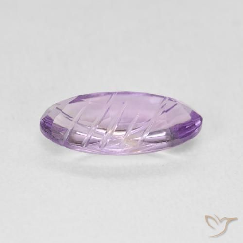 1.86克拉天然紫水晶，椭圆形，透明
