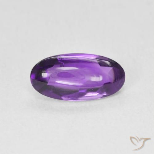 1.27ct 天然 Medium Light-Violet 紫水晶, 椭圆形, 透明