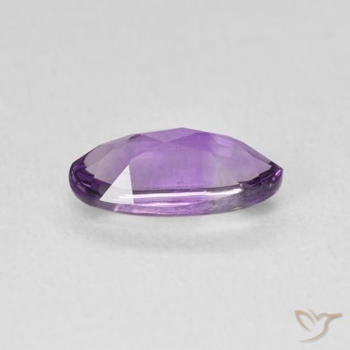 1.27克拉天然紫水晶，椭圆形，透明