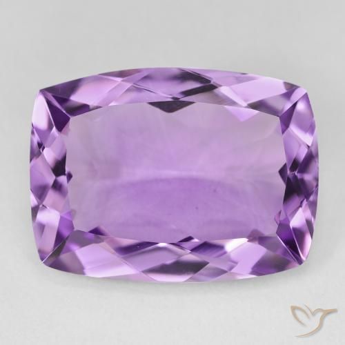 17.29ct 天然 紫色紫罗兰色 紫水晶, 软垫, VVS