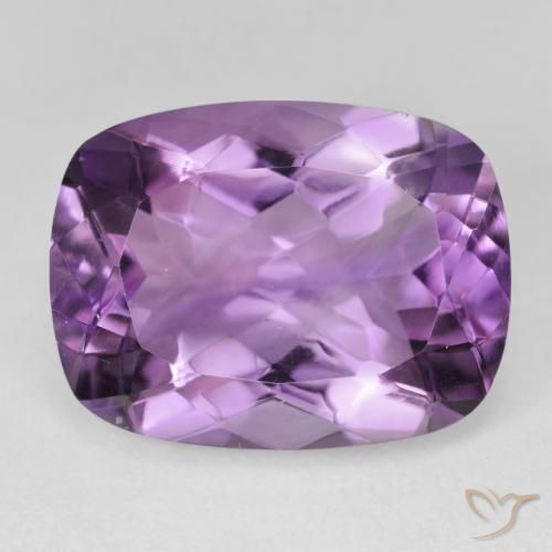17.69ct 天然 轻中紫 紫水晶, 软垫, VVS-VS