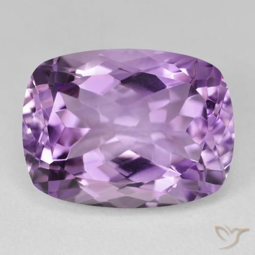 19.44ct 天然 轻中紫 紫水晶, 软垫, VVS-VS