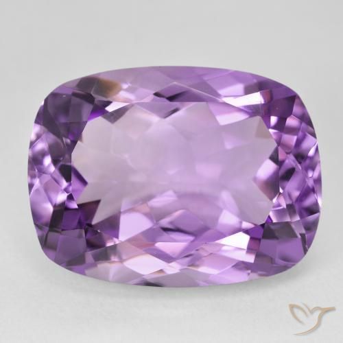 19.70ct 天然 深粉紫罗兰色 紫水晶, 软垫, VVS