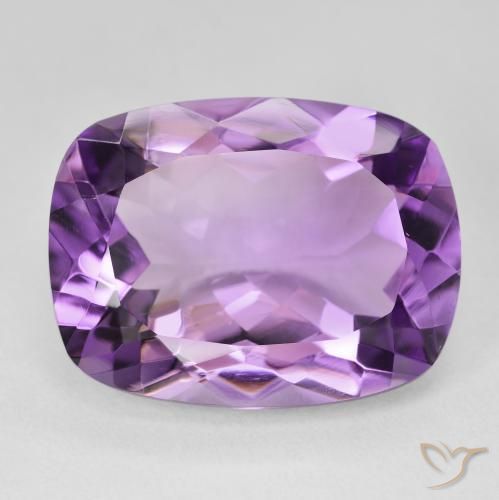 16.52ct 天然 轻中紫 紫水晶, 软垫, VVS