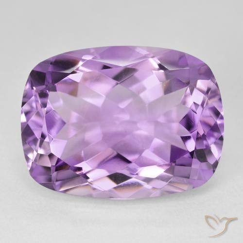 18.75ct 天然 粉紫罗兰色 紫水晶, 软垫, VVS