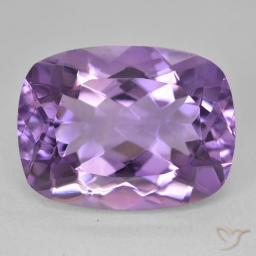 19.18ct 天然 中紫 紫水晶, 软垫, VVS