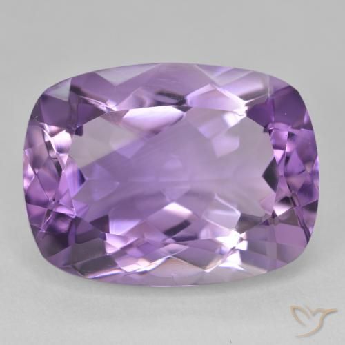 18.16ct 天然 中紫 紫水晶, 软垫, VVS
