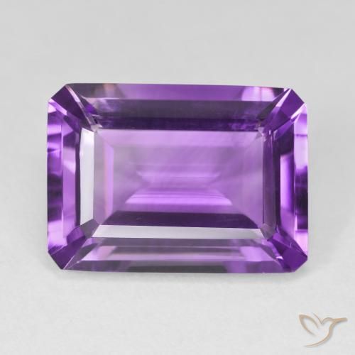 14.38ct 天然 鲜艳的紫罗兰 紫水晶, 祖母绿式切割, VVS-VS