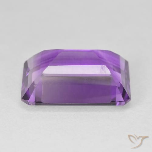 14.38克拉天然紫水晶，祖母绿式切割，VVS-VS