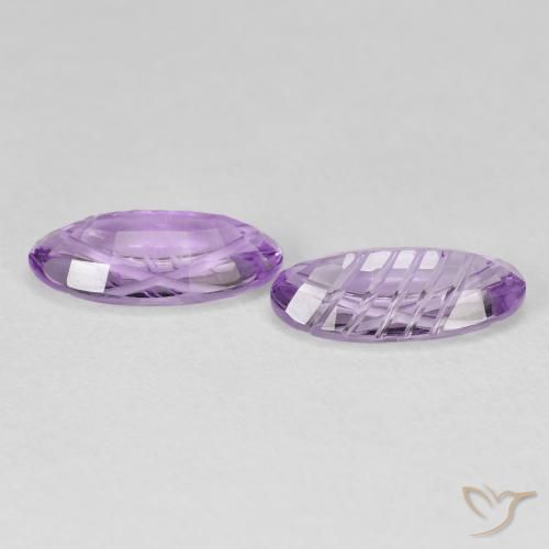 3.46克拉天然紫水晶，椭圆形，透明
