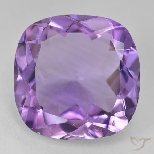17.69ct 天然 中紫 紫水晶, 软垫, VVS