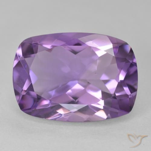 12.17ct 天然 中紫 紫水晶, 软垫, VVS
