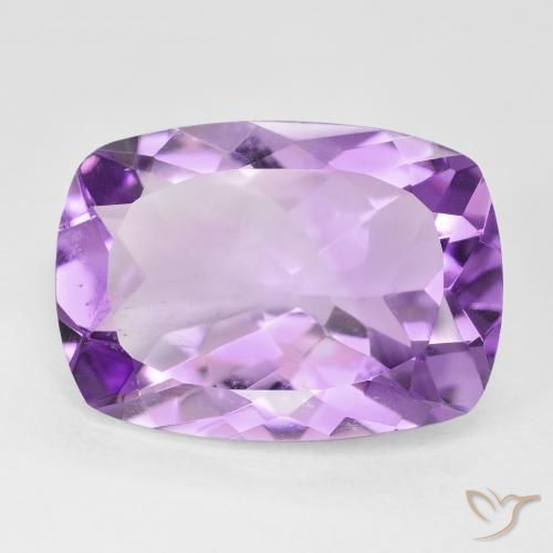 10.92ct 天然 粉紫罗兰色 紫水晶, 软垫, VVS