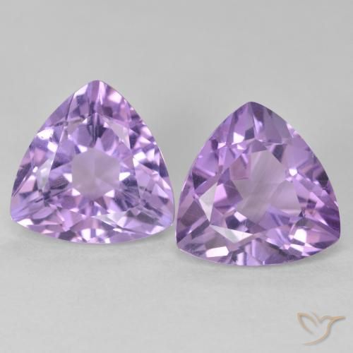 5.73ctw 天然 中紫 紫水晶, 胖三角形, VS