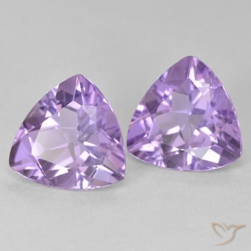 5.30克拉天然紫水晶，胖三角形，VS