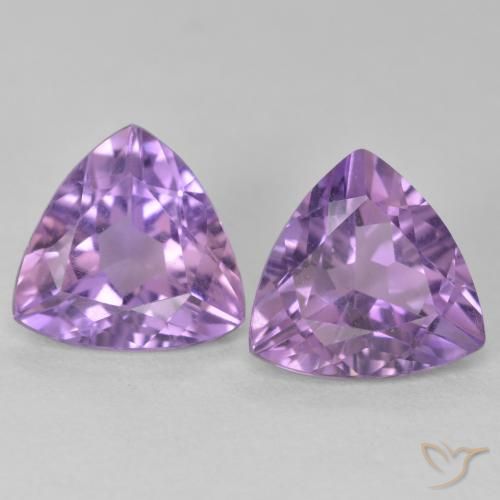 5.50ctw 天然 鸢尾紫 紫水晶, 胖三角形, VS