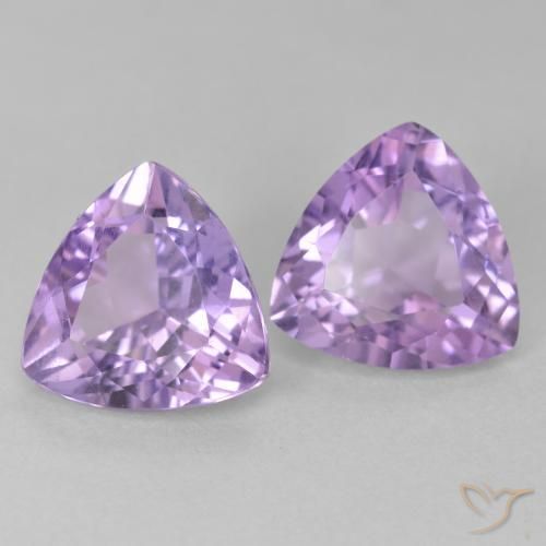 5.45克拉天然紫水晶，胖三角形，VS