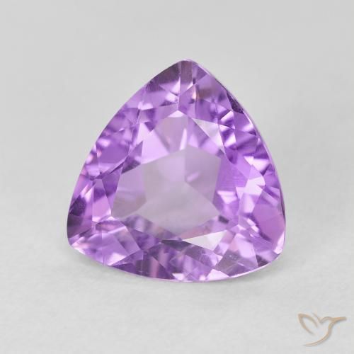 2.78克拉天然紫水晶，胖三角形，VVS-VS