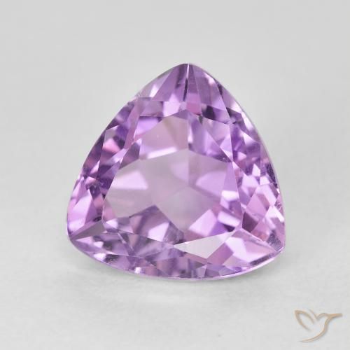 3.23克拉天然紫水晶，胖三角形，VVS-VS