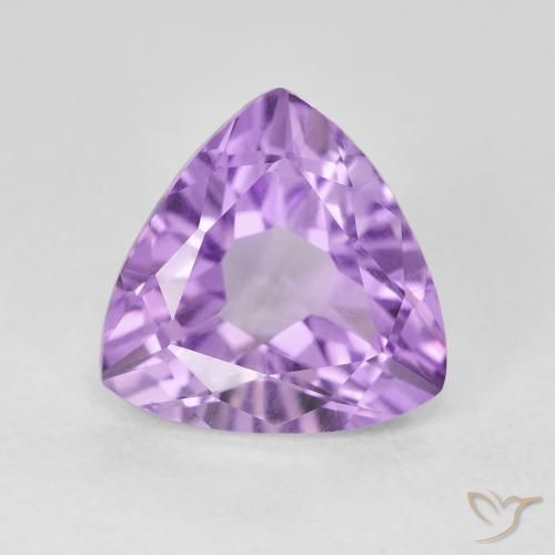 2.93ct 天然 中紫 紫水晶, 胖三角形, VVS-VS
