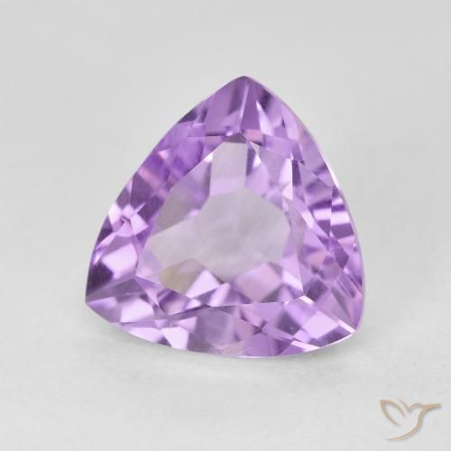 2.93克拉天然紫水晶，胖三角形，VVS-VS