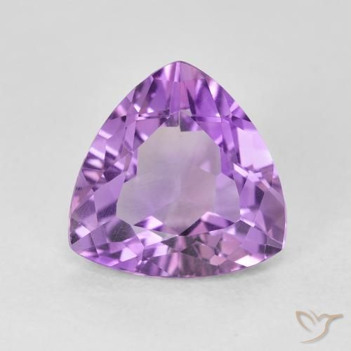 2.83ct 天然 粉紫罗兰色 紫水晶, 胖三角形, VVS-VS