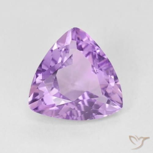 2.68ct 天然 中粉紫 紫水晶, 胖三角形, VVS-VS