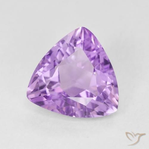 2.68克拉天然紫水晶，胖三角形，VVS-VS