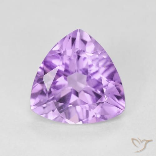 2.75ct 天然 淡粉紫 紫水晶, 胖三角形, VVS-VS
