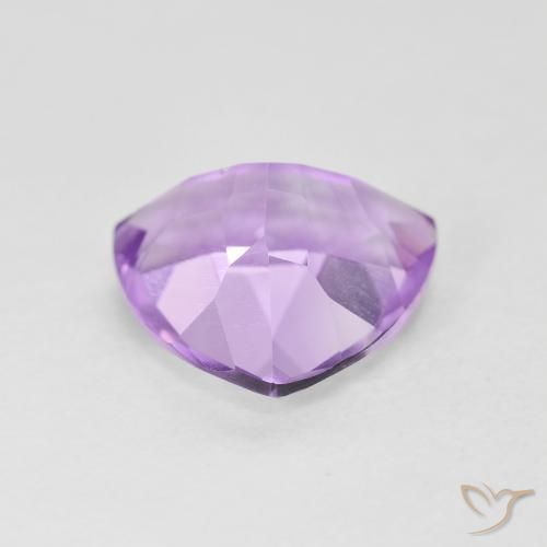 2.75克拉天然紫水晶，胖三角形，VVS-VS