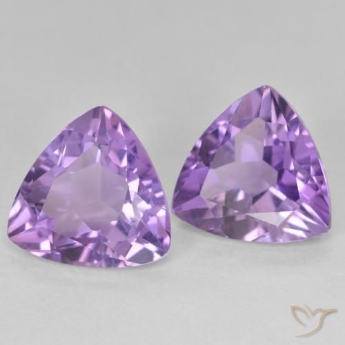 5.33克拉天然紫水晶，胖三角形，VS