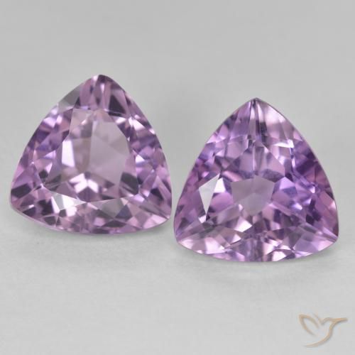 5.70ctw 天然 中紫 紫水晶, 胖三角形, VS