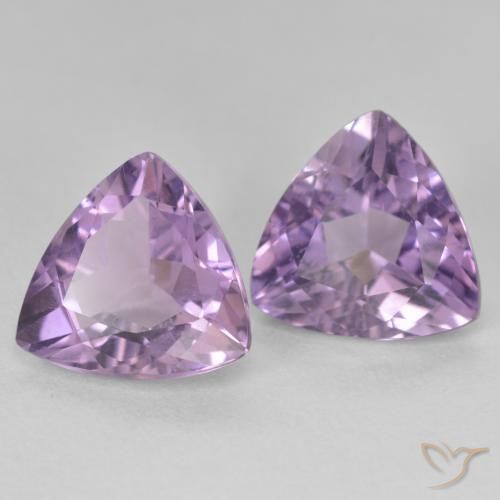 5.49克拉天然紫水晶，胖三角形，VS