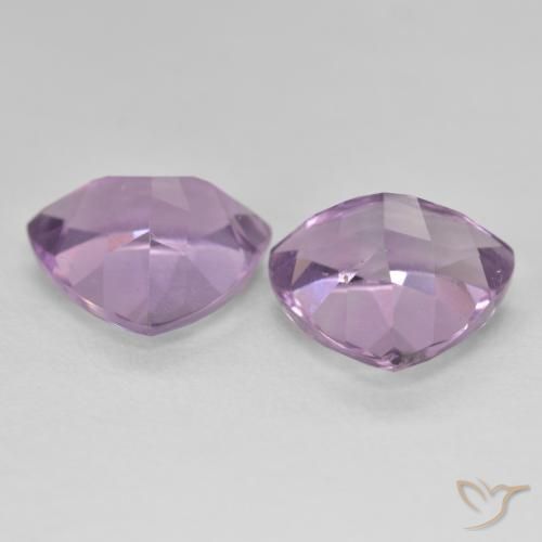 5.49克拉天然紫水晶，胖三角形，VS