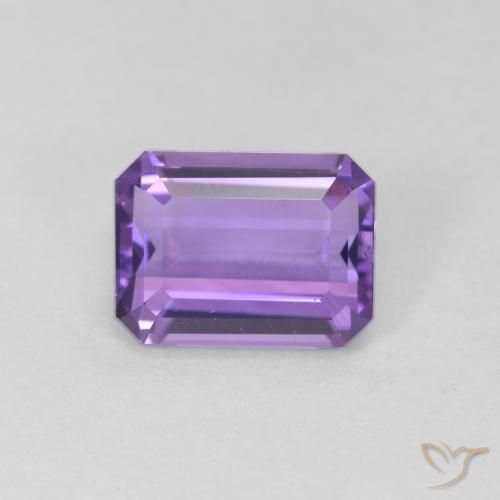 2.34ct 天然 深紫罗兰色 紫水晶, 祖母绿式切割, VVS