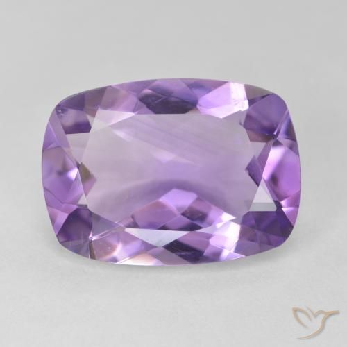 10.94ct 天然 粉紫罗兰色 紫水晶, 软垫, VVS