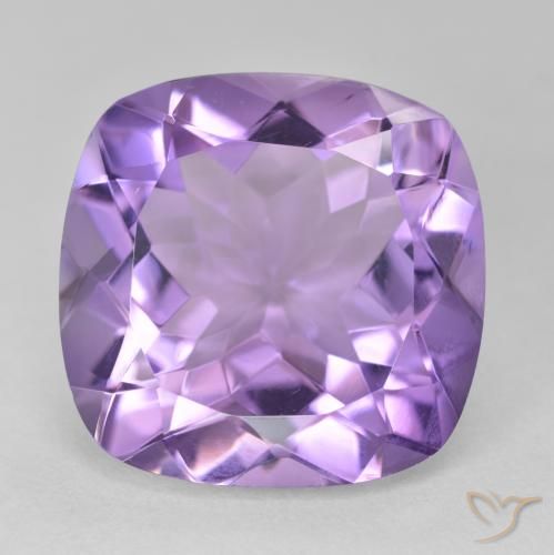 18.92ct 天然 中紫 紫水晶, 软垫, VVS