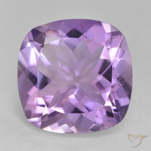 11.32ct 天然 中紫 紫水晶, 软垫, VVS