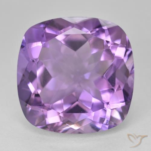 21.91ct 天然 粉紫罗兰色 紫水晶, 软垫, VVS