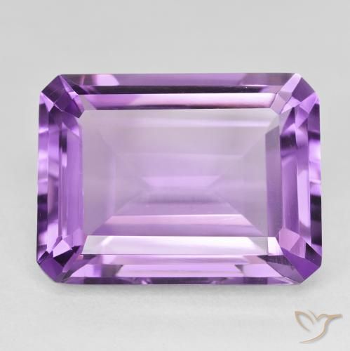 21.63ct 天然 Medium Light Purplish-Violet 紫水晶, 祖母绿式切割, VVS