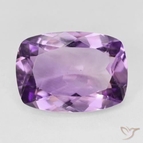 11.09ct 天然 紫色紫罗兰色 紫水晶, 软垫, VVS
