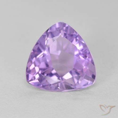 2.88ct 天然 中紫 紫水晶, 胖三角形, VS