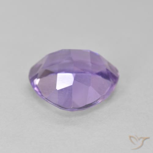 2.88克拉天然紫水晶，胖三角形，VS