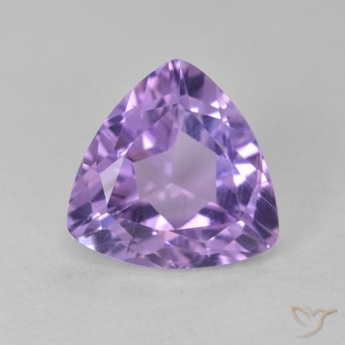 2.89ct 天然 中紫 紫水晶, 胖三角形, VS