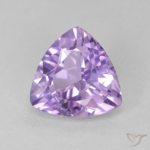 2.84ct 天然 中紫 紫水晶, 胖三角形, VS
