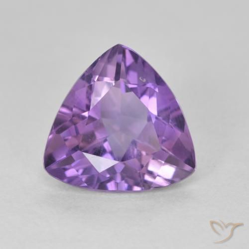 2.72ct 天然 中紫 紫水晶, 胖三角形, VS